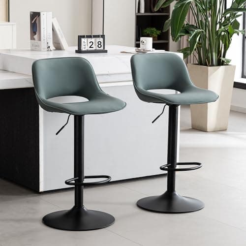 TanGreen Boho Colorful YOUNIKE Bar Stool Set of 2