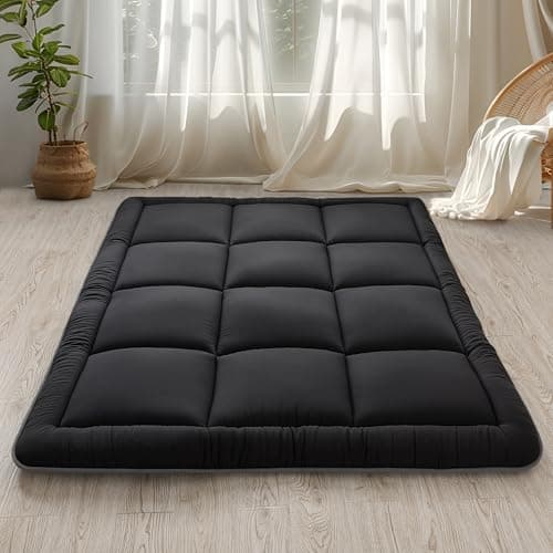 Japanese Folding Mattress for Kids & Adults, Queen Size 60"x80", Grey Memory Foam Tatami Mattress