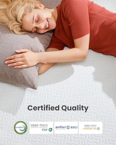 Dreamsmith 2 Inch Cooling Gel Memory Foam Mattress Topper for Back Pain