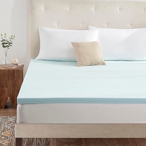 CertiPUR-US Certified 2 Inch Gel Memory Foam Twin Mattress Topper - Cool & Comfortable