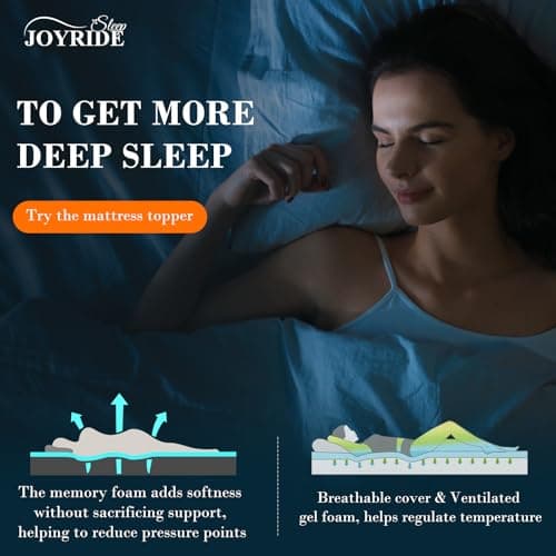 CertiPUR-US & Oeko-Tex Certified 2 Inch Queen Memory Foam Mattress Topper