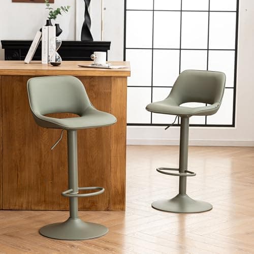 TanGreen Boho Colorful YOUNIKE Bar Stool Set of 2