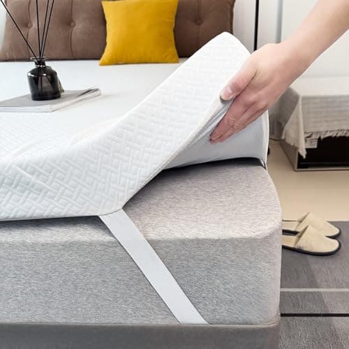 2 Inch CertiPUR-US Certified Ventilated Memory Foam Queen Mattress Topperedores: Back Pain Relief