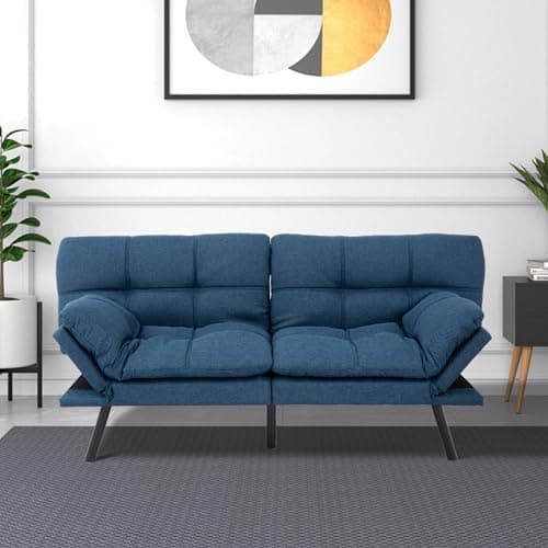MUUEGM 68" Futon Sofa Bed for Small Spaces Livingroom Apartment Office<sep>MUUEGM 68" Adjustable Backrest Futon Couch for Small Spaces Livingroom Apartment Office<sep>MUUEGM 68" Foldable Design Futon Sofa Bed for Small Spaces Livingroom Apartment Off