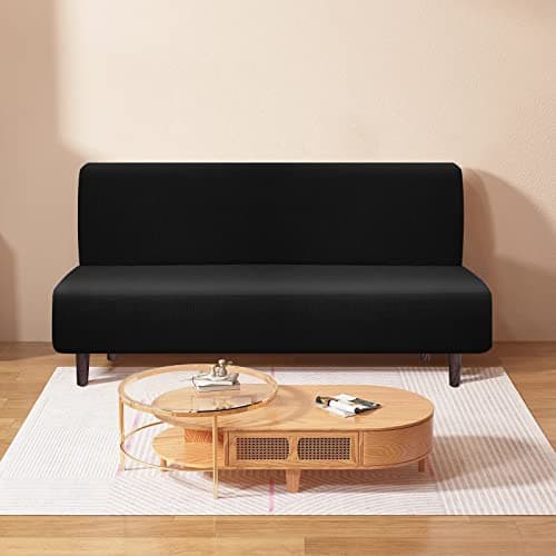 Granbest Waterproof Futon Cover for Kids and Pets, Black