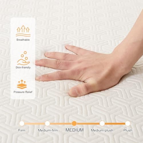 Portable Tri-folding Memory Foam Mattress - Twin Size