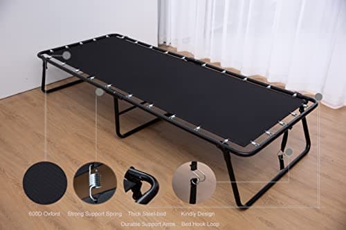 Leisure Foldaway Guest Bed - Portable Memory Foam Mattress