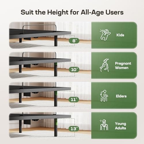 Queen Adjustable Bed Base with Massage and USB Ports