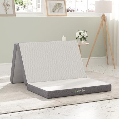Novilla Tri-Fold Full Mattress, 4 Inch Memory Foam
