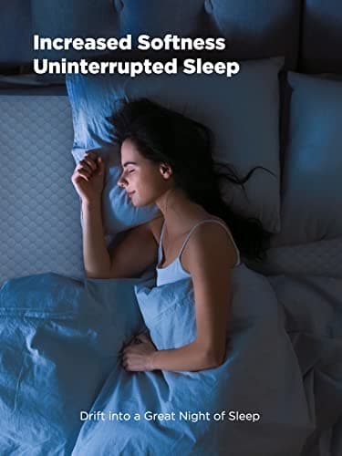 PERLECARE Premium Soft Queen Mattress Topper for Pressure Relief and Cooling Sleep
