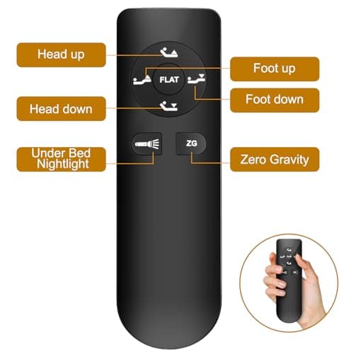 Kangmusi King Size Zero Gravity Adjustable Bed Base Frame