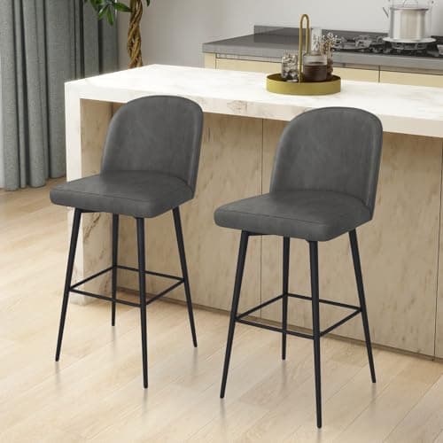 3-Piece Set of Counter Height Swivel Bar Stools