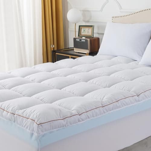 2 Inch Memory Foam Mattress Topper for Queen Size Bed, Breathable Cover for Back Pain Relief - CertiPUR-US Certified