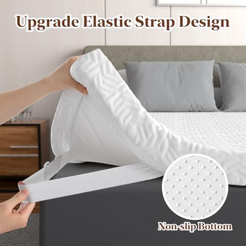 CertiPUR-US & Oeko-TEX Certified 2 Inch Soft Gel Memory Foam Mattress Topper for Side Sleepers