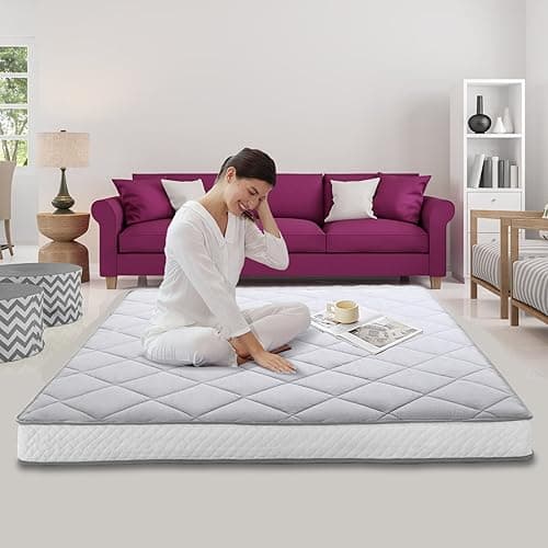 LILYPELLE Japanese Foldable Mattress, Easy Store Portable Camping Couch