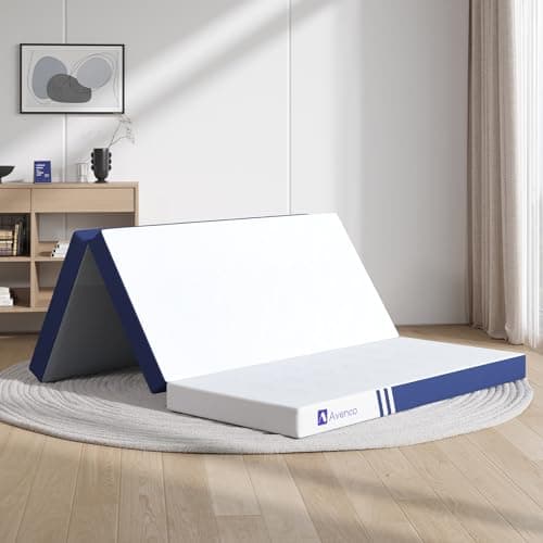 Avenco Queen Size Foldable Memory Foam Mattress, Portable & Durable for Camping & Travel