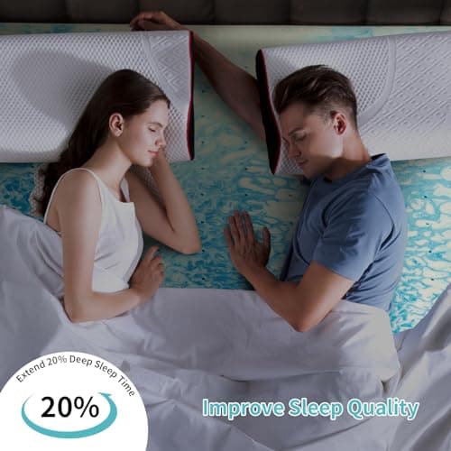 2 Inch Memory Foam Mattress Topper for Twin Size Bed, Cooling Gel Infused Pad for Back Pain Relief - CertiPUR-US Certified