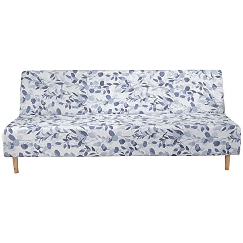 Armless Futon Couch Cover with Elastic Bottom