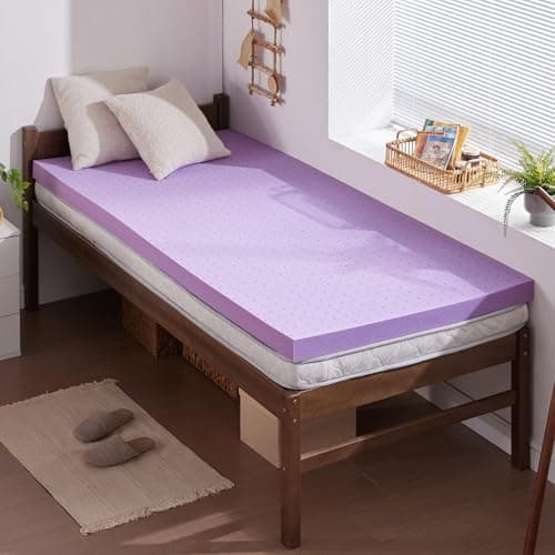 CertiPUR-US Certified SinWeek Twin Size Gel Memory Foam Mattress Topper