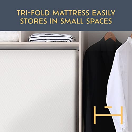 Heyward Premium 4” Memory Foam Twin Mattress | Portable & CertiPUR-US Certified