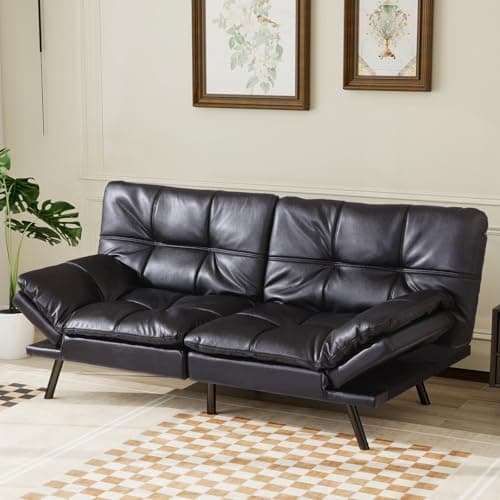 MUUEGM Grey Memory Foam Futon Sofa Bed, Compact Living Room Sofa for Small Spaces and Offices    
MUUEGM Memory Foam Futon Sofa Bed with Adjustable Armrests, Perfect for Living Room and Office Use    
MUUEGM Grey OEKO-TEX Memory Foam Futon Sofa Bed,