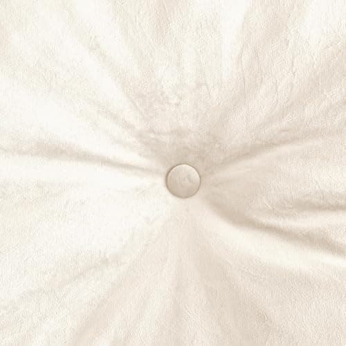 MAXYOYO 6" Full Size Velvet Thick Futon Mattress, Shredded Foam Filling, Beige