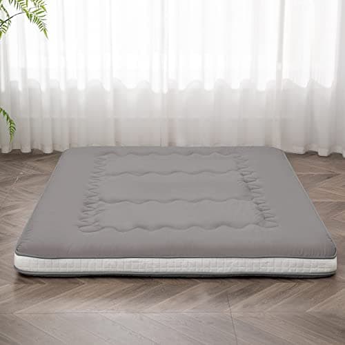 Extra Thick Japanese Foldable Futon Mattress for Guests and Travel