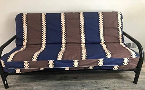 OctoRose Full Size Bush-Coffee Premium Velvet Futon Sofa Cover