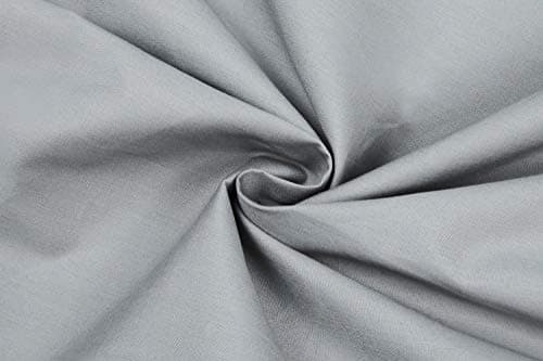 MIINA 100% Cotton Futon Cover, Twin, Gray