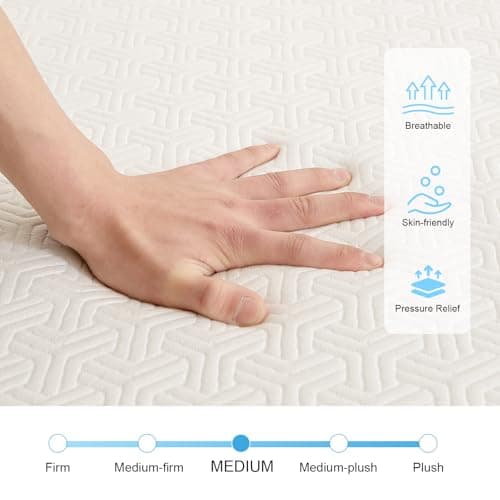 Portable Tri-Fold Memory Foam Mattress for Camping/RV/Guest Beds
