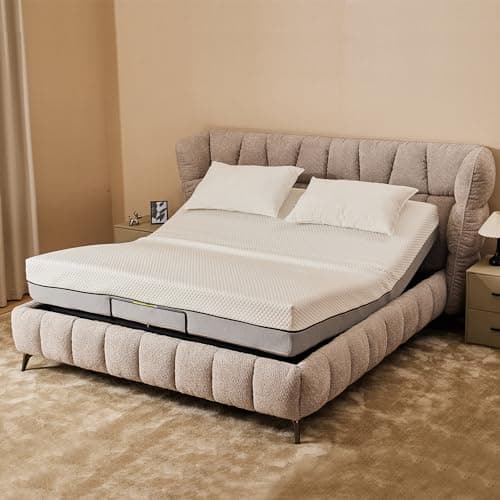 Futhy King Size Electric Adjustable Bed Frame with Wireless Remote Control