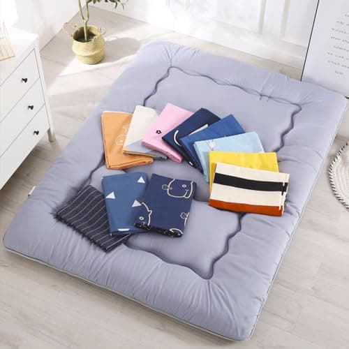 EFELIM Queen 150x200cm Printed Japanese Futon Mattress Cover with Zipper