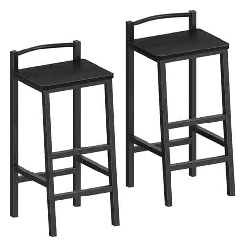 Furologee 2 Pack 24" Counter Height Bar Stools with Backrest