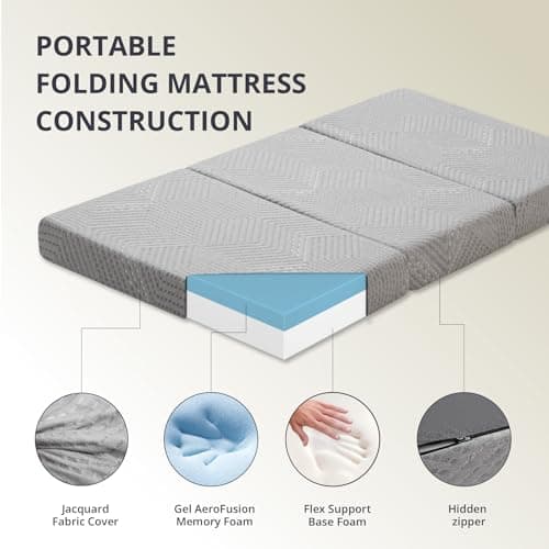 CH CHARME HOUSE Triple Fold Mattress Topper