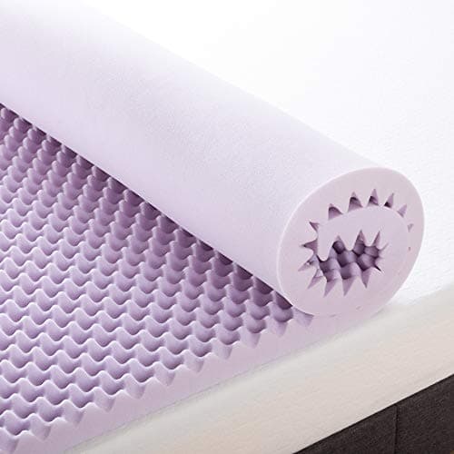 2 Egg Crate Memory Foam Topper with Lavender Infusion, King Size