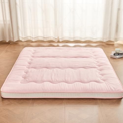 Extra Thick Japanese Foldable Futon Mattress for Guests and Travel