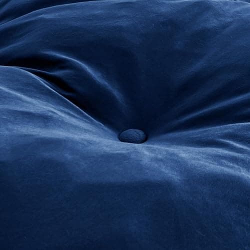 MAXYOYO 6" Full Size Velvet Thick Futon Mattress, Shredded Foam Filling, Beige