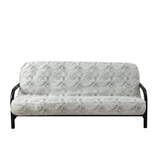 OctoRose Full Size Bush-Coffee Premium Velvet Futon Sofa Cover
