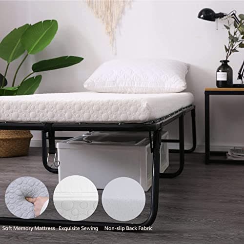 Leisure Foldaway Guest Bed - Portable Memory Foam Mattress