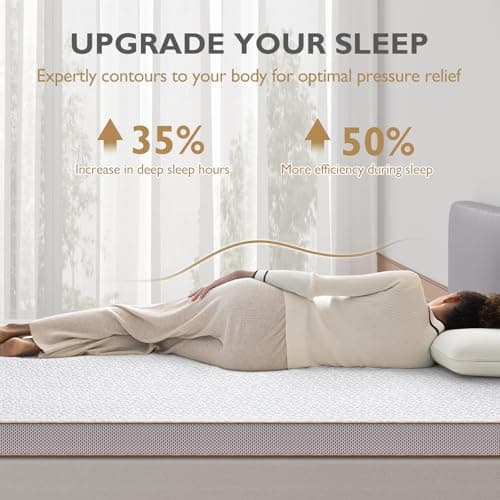 BedStory 2" Gel Infused Memory Foam Mattress Topper - Twin Size