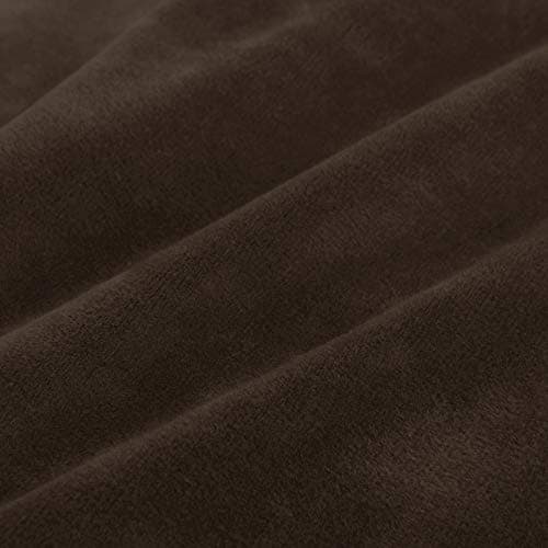 MAXIJIN Velvet Stretch Futon Mattress Cover, Full Size, Thick Soft Slipcover with Elastic Bottom (Navy Blue)