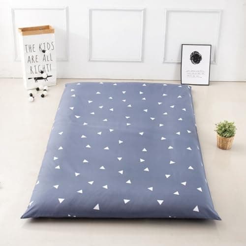 EFELIM Queen 150x200cm Printed Japanese Futon Mattress Cover with Zipper