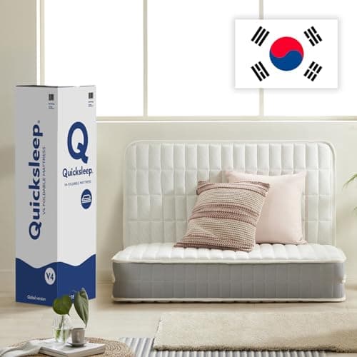 Bestsleep VA4 Z Cube Twin Mattress - 5 Inch Firm, Memory Foam, Foldable Edge Support