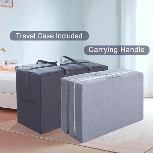 CertiPUR-US Approved 4inch Gel Memory Foam Mattress for Sleeping Indoors or Camping