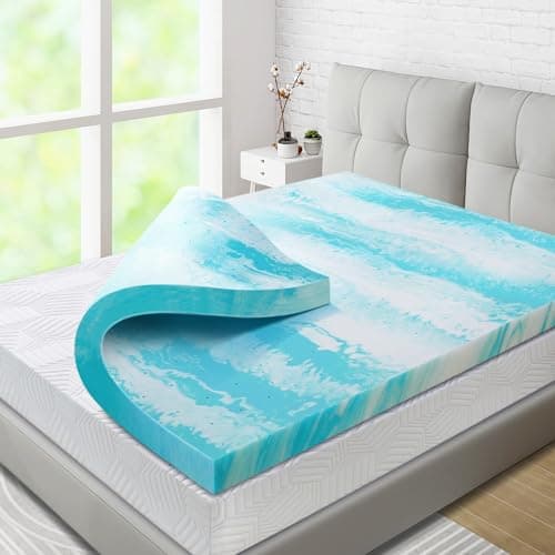 Memory Foam Mattress Topper Twin XL with Cooling Gel Infusion
