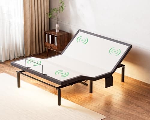 Queen Size Zero Gravity Bed Frame with Massage and Nightlight