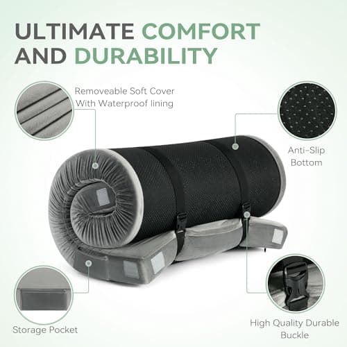 SINWEEK Waterproof Memory Foam Camping Mattress for Adults with Carrying Bag