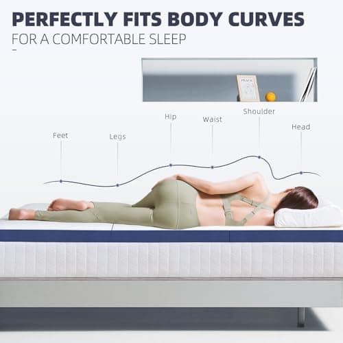 4-Inch Tri-Fold Breathable Foam Mattress, Washable Cover - Foldable for Guests, Yoga, Travel, and Camping (Twin)