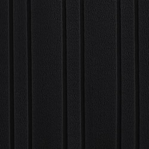 H.VERSAILTEX Stretch Futon Armless Sofa Cover, Grey Stripe Elastic Bottom