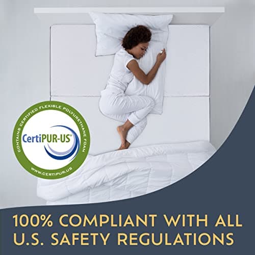 Heyward Premium 4” Memory Foam Twin Mattress | Portable & CertiPUR-US Certified